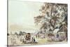 The Encampment in Hyde Park, 1780-Paul Sandby-Stretched Canvas