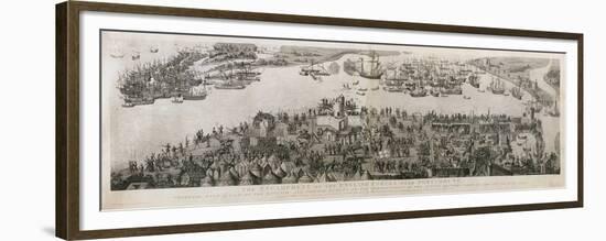 The Encampment of the English Forces Near Portsmouth During the Battle of the Solent, 1778-James Basire-Framed Premium Giclee Print