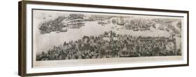 The Encampment of the English Forces Near Portsmouth During the Battle of the Solent, 1778-James Basire-Framed Premium Giclee Print
