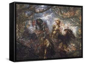 The Enchanted Forest, 1886-John Gilbert-Framed Stretched Canvas