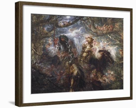 The Enchanted Forest, 1886-John Gilbert-Framed Giclee Print