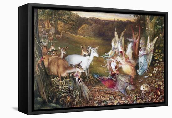 The Enchanted Forest-John Anster Fitzgerald-Framed Stretched Canvas