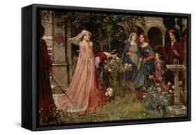 The Enchanted Garden, c.1916-17-John William Waterhouse-Framed Stretched Canvas