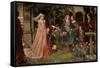 The Enchanted Garden, c.1916-17-John William Waterhouse-Framed Stretched Canvas