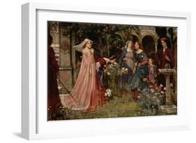 The Enchanted Garden, c.1916-17-John William Waterhouse-Framed Giclee Print