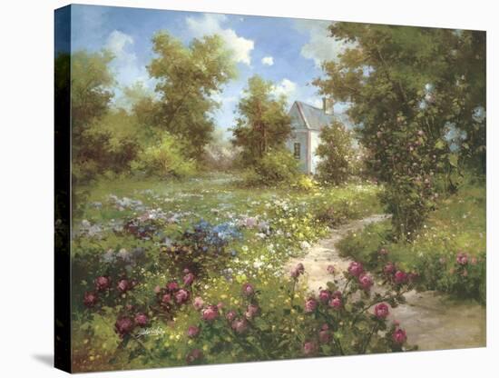 The Enchanted Garden-Gabriela-Stretched Canvas