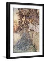 The Enchanted Goblet, c.1908-Arthur Rackham-Framed Giclee Print