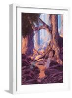 The Enchanted Prince-Maxfield Parrish-Framed Art Print