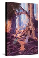 The Enchanted Prince-Maxfield Parrish-Stretched Canvas