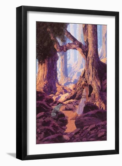 The Enchanted Prince-Maxfield Parrish-Framed Art Print