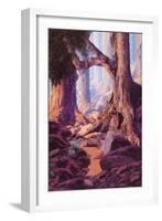 The Enchanted Prince-Maxfield Parrish-Framed Art Print