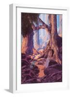 The Enchanted Prince-Maxfield Parrish-Framed Art Print