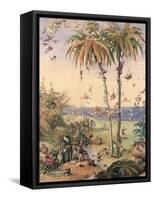 The Enchanted Tree, a Fantasy Based on 'The Tempest', 1845-Richard Doyle-Framed Stretched Canvas