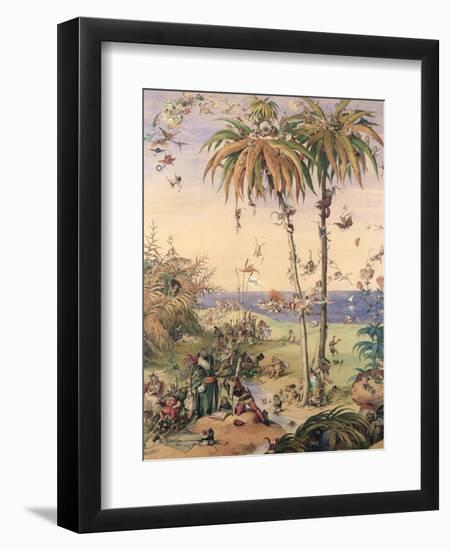 The Enchanted Tree, a Fantasy Based on 'The Tempest', 1845-Richard Doyle-Framed Giclee Print