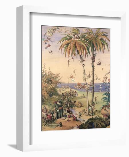 The Enchanted Tree, a Fantasy Based on 'The Tempest', 1845-Richard Doyle-Framed Giclee Print