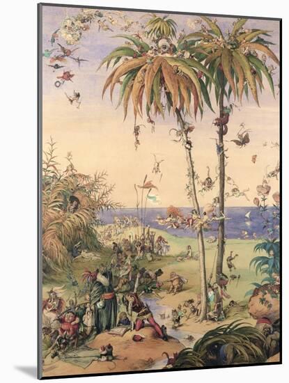 The Enchanted Tree, a Fantasy Based on 'The Tempest', 1845-Richard Doyle-Mounted Giclee Print