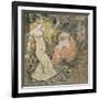 The Enchanter Merlin and the Fairy Vivien in the Forest of Broceliande-Theophile Alexandre Steinlen-Framed Giclee Print