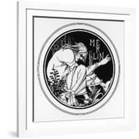 The Enchanter-Aubrey Beardsley-Framed Art Print