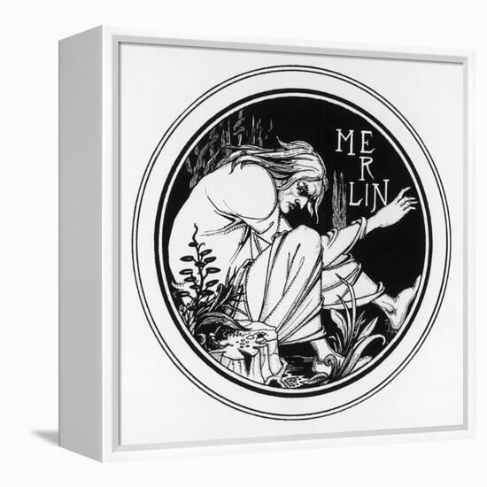 The Enchanter-Aubrey Beardsley-Framed Stretched Canvas