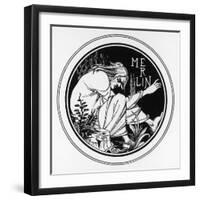 The Enchanter-Aubrey Beardsley-Framed Art Print