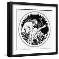 The Enchanter-Aubrey Beardsley-Framed Art Print