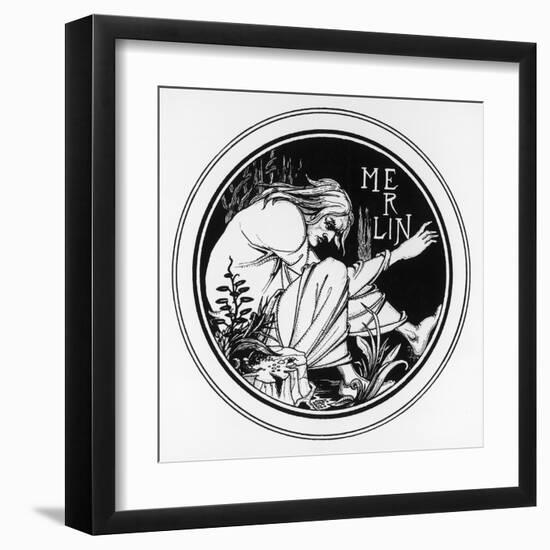 The Enchanter-Aubrey Beardsley-Framed Art Print