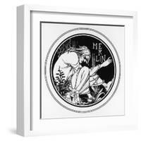 The Enchanter-Aubrey Beardsley-Framed Art Print