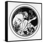 The Enchanter-Aubrey Beardsley-Framed Stretched Canvas