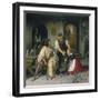 The Encounter at the Blacksmith's Shop, (From 'Kaethchen Von Heilbronn'), 1836-Wilhelm Nerenz-Framed Giclee Print