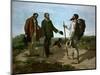 The Encounter (Bonjour M. Courbet), 1854-Gustave Courbet-Mounted Giclee Print