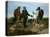 The Encounter (Bonjour M. Courbet), 1854-Gustave Courbet-Stretched Canvas