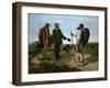 The Encounter (Bonjour M. Courbet), 1854-Gustave Courbet-Framed Giclee Print