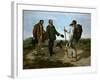 The Encounter (Bonjour M. Courbet), 1854-Gustave Courbet-Framed Giclee Print