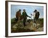 The Encounter (Bonjour M. Courbet), 1854-Gustave Courbet-Framed Giclee Print