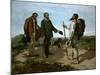 The Encounter (Bonjour M. Courbet), 1854-Gustave Courbet-Mounted Giclee Print