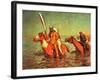 The End - Captured Bluecoat-Charles Shreyvogel-Framed Art Print