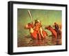 The End - Captured Bluecoat-Charles Shreyvogel-Framed Art Print