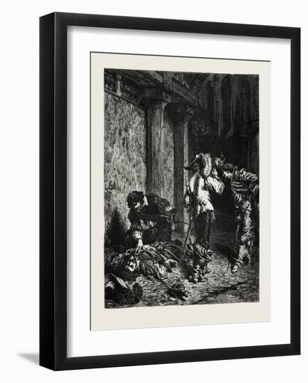 The End, Dying as the Fool Dieth-Alphonse Marie de Neuville-Framed Giclee Print