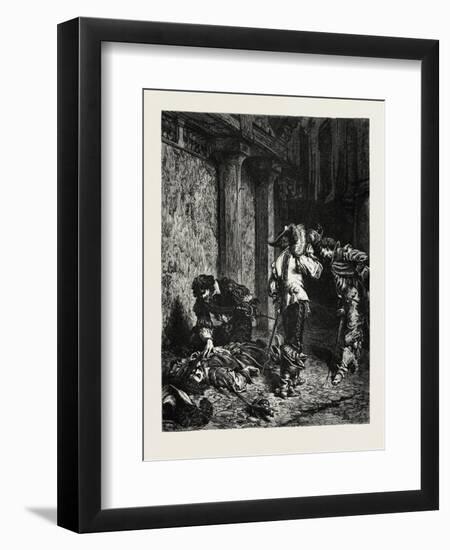 The End, Dying as the Fool Dieth-Alphonse Marie de Neuville-Framed Giclee Print