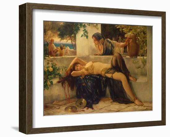 The End of a Weary Day-Delapoer Downing-Framed Giclee Print