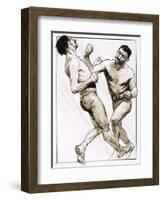 The End of an Era, King of the Bare-Knuckle Boxers, 1973-null-Framed Giclee Print