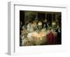 The End of Dinner, 1913-Jules-Alexandre Grn-Framed Premium Giclee Print