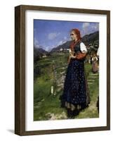 The End of Mass (Zoldo Alto), Ca 1897-Andrea Tavernier-Framed Giclee Print
