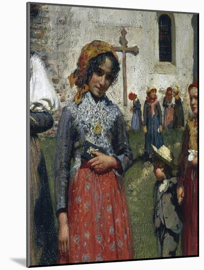 The End of Mass (Zoldo Alto), Ca 1897-Andrea Tavernier-Mounted Giclee Print