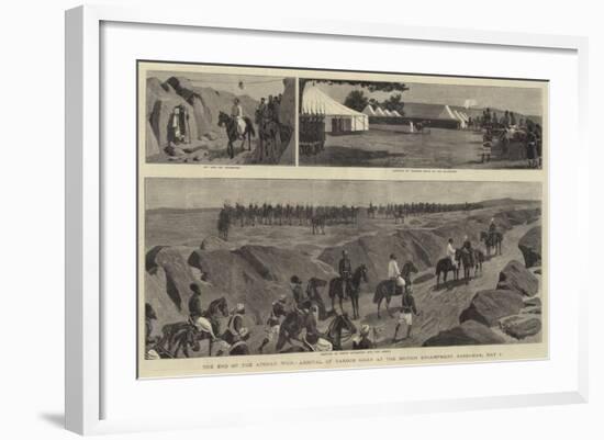 The End of the Afghan War, Arrival of Yakoob Khan at the British Encampment, Gandamak, 8 May-John Charles Dollman-Framed Giclee Print