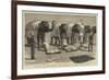 The End of the Afghan War, Elephants at Mess, Safaed Sung-Samuel Edmund Waller-Framed Giclee Print