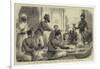 The End of the Afghan War, Tiffin with an Afghan Chief at Gandamak-null-Framed Giclee Print