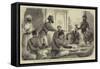 The End of the Afghan War, Tiffin with an Afghan Chief at Gandamak-null-Framed Stretched Canvas