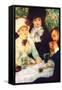 The End of The Breakfast-Pierre-Auguste Renoir-Framed Stretched Canvas