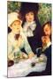 The End of The Breakfast-Pierre-Auguste Renoir-Mounted Art Print